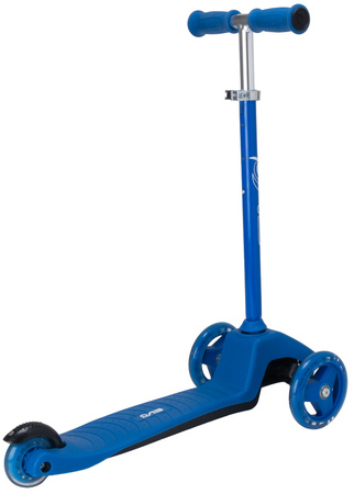 Evo Regulowana Trójkołowa Hulajnoga dla Dzieci 2w1 Jeździk Cruiser z Siedziskiem Niebieski