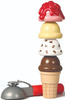 OUTLET Lodziarnia Lody Drewniane Zestaw Sklepik 28 elementów Scoop and Serve USZKODZONE OPAKOWANIE