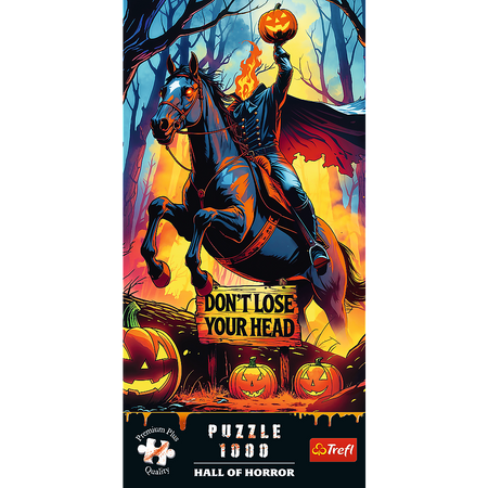 Trefl Puzzle 1000 elementów Hall of Horror Jeździec bez głowy