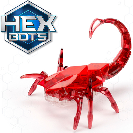 Hex Bots Ruchoma Figurka Scorpion Czerwony Zabawka Sensoryczna Światło