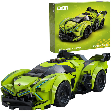 Klocki konstrukcyjne CaDA wyścigówka Samochód wyścigowy Chrono Blade Auto sportowe 157 elementów