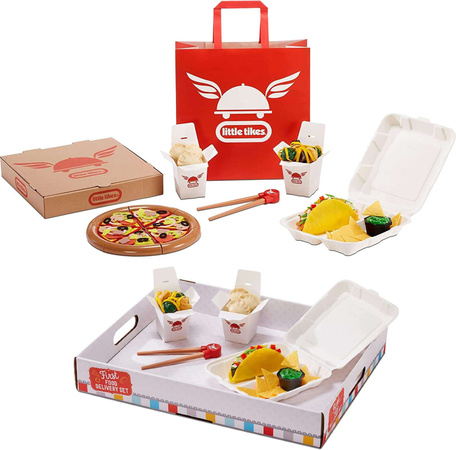 Zestaw Jedzenie Na Wynos Zestaw Kuchnie Świata Akcesoria Little Tikes