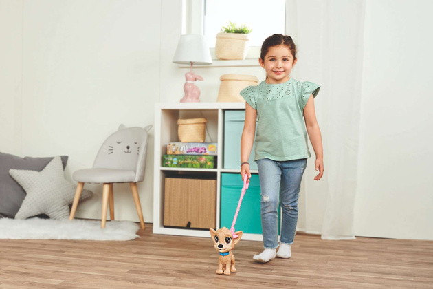 Mały Interaktywny Szczeniaczek Podręczny Piesek Chi Chi Love Pii Pii Puppy robi siku