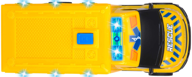 Pojazd Ratunkowy Interaktywna Karetka pogotowia + akcesoria Światło Dźwięk