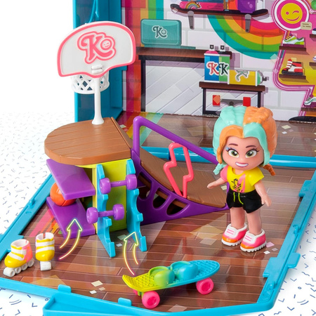 Kookyloos Express Yourself Zestaw Figurka Kolekcjonerska Lizzie Ekskluzywna Lalka Sklep Sportowy + akcesoria