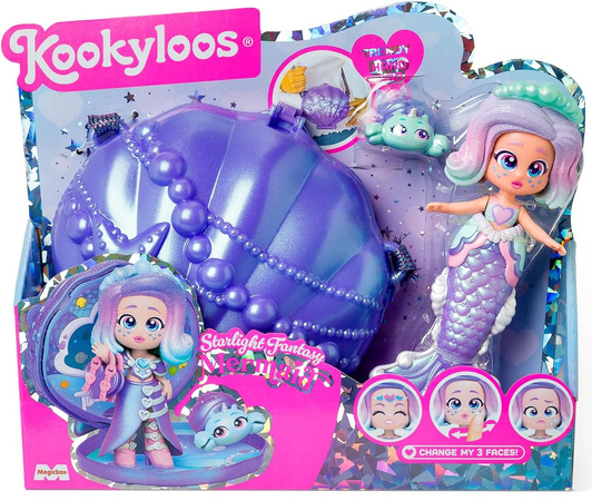Kookyloos Starlight Fantasy Mermaid Figurka syrenka z torebką i akcesoriami