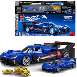 Hot Wheels Klocki Seria Speed Brick Shop Samochód Cadillac Project GTP Hypercar 236 elementów