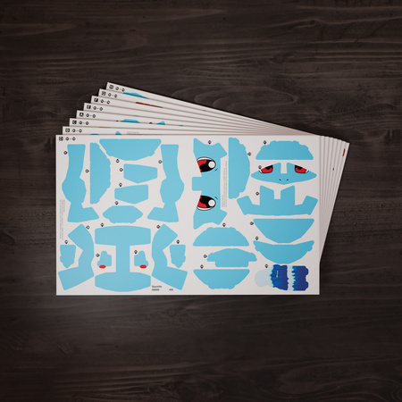 Puzzle 4D Build Pokemon Squirtle model 3D do złożenia