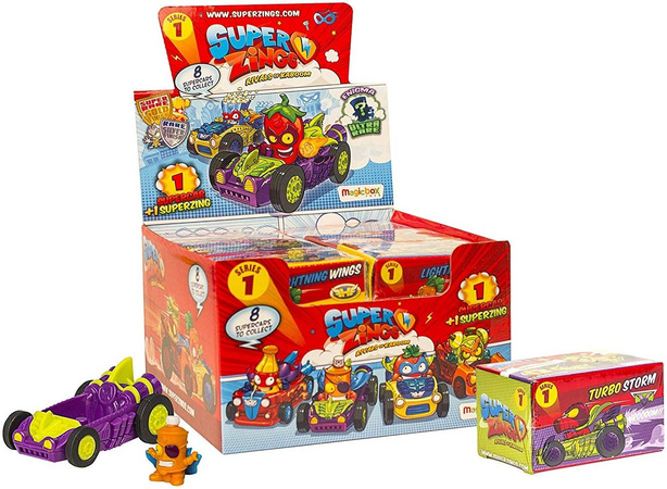 Super Zings SuperZings seria 1 Supercar + 1 superzing w zestawie z Saszetką Magic Box Seria 1