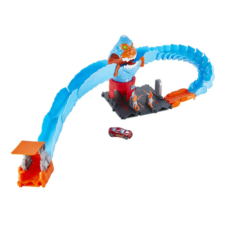 Hot Wheels City zestaw Pułapka Goryla + pojazd