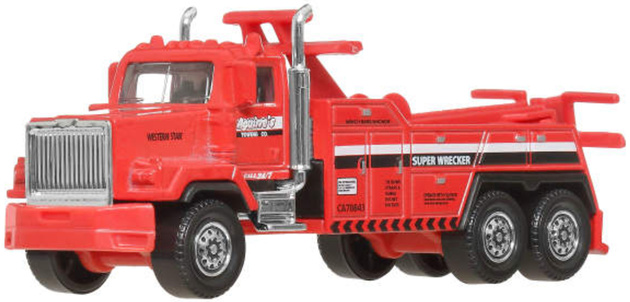 Matchbox Working Rigs auto Western Star Czerwony Podnośnik Holownik
