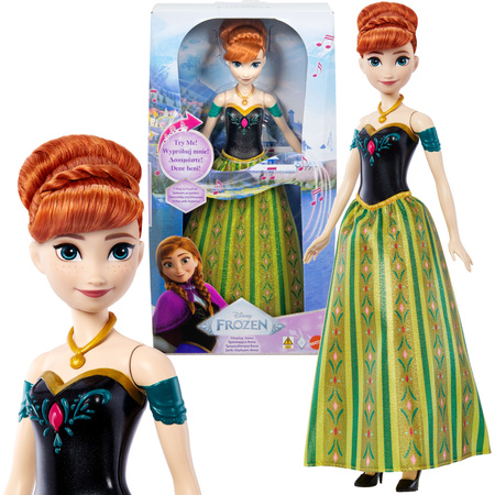 Śpiewająca lalka Anna Disney Kraina Lodu Frozen 30 cm