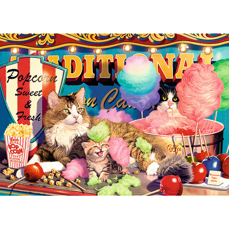 Puzzle 2x500 Puszyści przyjaciele Trefl