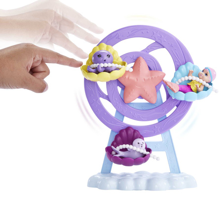 Barbie Zestaw Lalka Syrenka opieka nad syreniątkiem