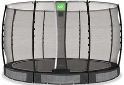 Trampolina ogrodowa z siatką zabezpieczającą do gruntu Allure Classic 366 cm czarna
