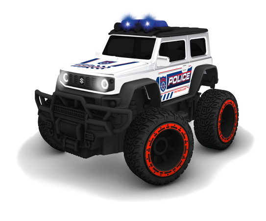 Zdalnie sterowany Radiowóz Policyjny Offroarder Suzuki światło/dźwięk