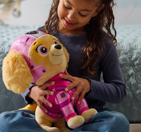 Psi Patrol Duża Maskotka Skye Air Rescue pluszak miękka przytulanka Piesek 33 cm