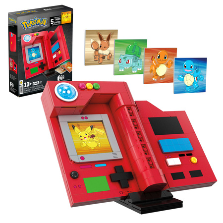 Zestaw Klocków Konstrukcyjnych Pokemon Pokédex z Kanto 322 elementy