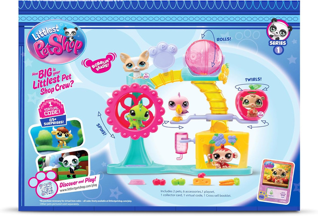 Zestaw Littlest Pet Shop Fabryka Radości Fun Factory Playset figurki + akcesoria