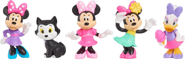 Zestaw Minifigurek Disney Junior Minnie Mouse 5 figurek kolekcjonerskich