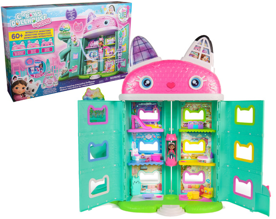  Koci Domek Gabi Film Zestaw Wielki Domek z windą i laleczką Gabi Gabby's Dollhouse the Movie dźwięk