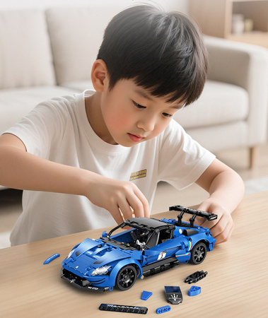 Klocki konstrukcyjne CaDA wyścigówka Samochód wyścigowy zdalnie sterowany Maserati GT2 Auto sportowe 549 elementów RC