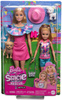 Barbie Zestaw Lalka Kolekcjonerska Barbie and Stacie to the Rescue + pupile i akcesoria