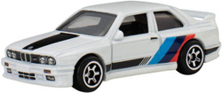 OUTLET Hot Wheels Silver auto BMW M3 1992 Pojazd Osobowy Biały Samochód USZKODZONE OPAKOWANIE