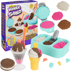 Piasek Kinetyczny Lody Kinetic Sand Zapachowy Pachnący Lodowe przysmaki lodziarnia 3 zapachy Spin Master