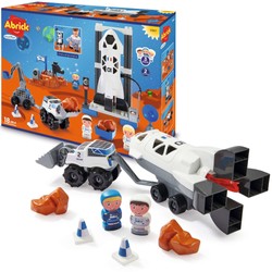 Abrick Klocki Baza kosmiczna z rakietą 3 figurki + 2 pojazdy