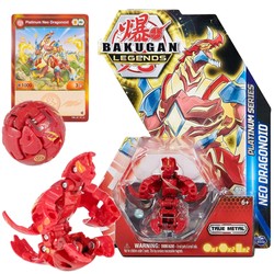 Bakugan Legends Platinum figurka Neo Dragonoid i karty