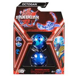 Bakugan Octogan Niebieski figurka bitewna transformująca + karty