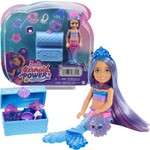 Barbie Mermaid Power lalka Chelsea Syrenka + akcesoria