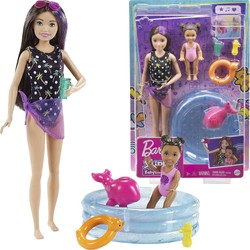 Barbie Opiekunka lalka Skipper zestaw z basenem