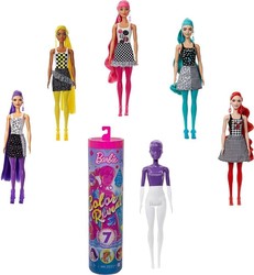 Barbie lalka Color Reveal Monochrom + akcesoria