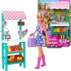 Barbie zestaw z lalką Targ farmerski + akcesoria