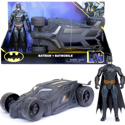 Batman Batmobile 38 cm pojazd i figurka 30 cm DC Comics