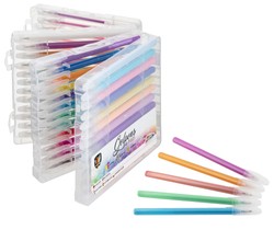 Długopisy żelowe kolorowe duży zestaw 48 el. Grafix