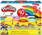 Duży zestaw Play Doh Ciastolina 40 tub 20 kolorów