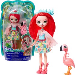 Enchantimals Zestaw lalka Fanci Flamingo i figurka flaminga Swash