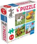 Granna Puzzle 4w1 zwierzątka
