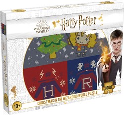 Harry Potter Boże Narodzenie w Hogwarcie puzzle 1000 elementów