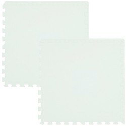 Humbi Mata piankowa Puzzle piankowe 2 szt. biały 62 x 62 x 1 cm