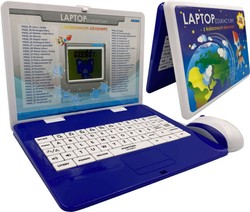 Interaktywny Laptop Edukacyjny dla dzieci z ekranem + myszka