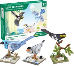 Klocki CaDA Elements figurki Zagrożone Gatunki Ptaków 350 elementów 