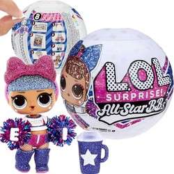 L.O.L. Surprise kula All Star BBs Cheerleader z laleczką