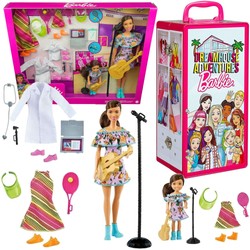 Lalki Barbie i Chelsea zestaw kariera  + garderoba Barbie