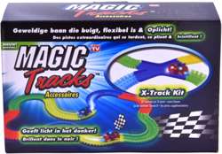 Magic Tracks X-Track Świecący się tor wyścigowy samochodowy 3,35 m
