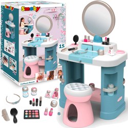 Mała Toaletka dla dziewczynki z taboretem kosmetyki 15 akcesoriów