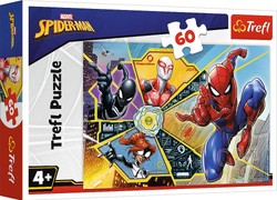 Marvel Puzzle 60 elementów Spiderman W sieci